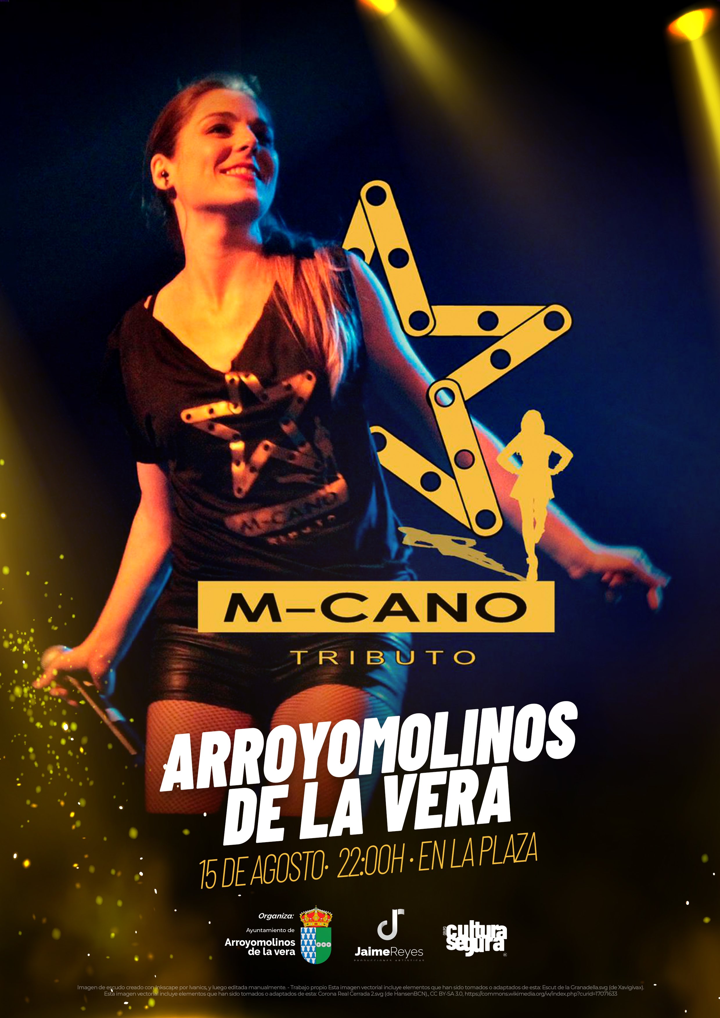 M-cano tributo a Mecano en Arroyomolinos de la Vera