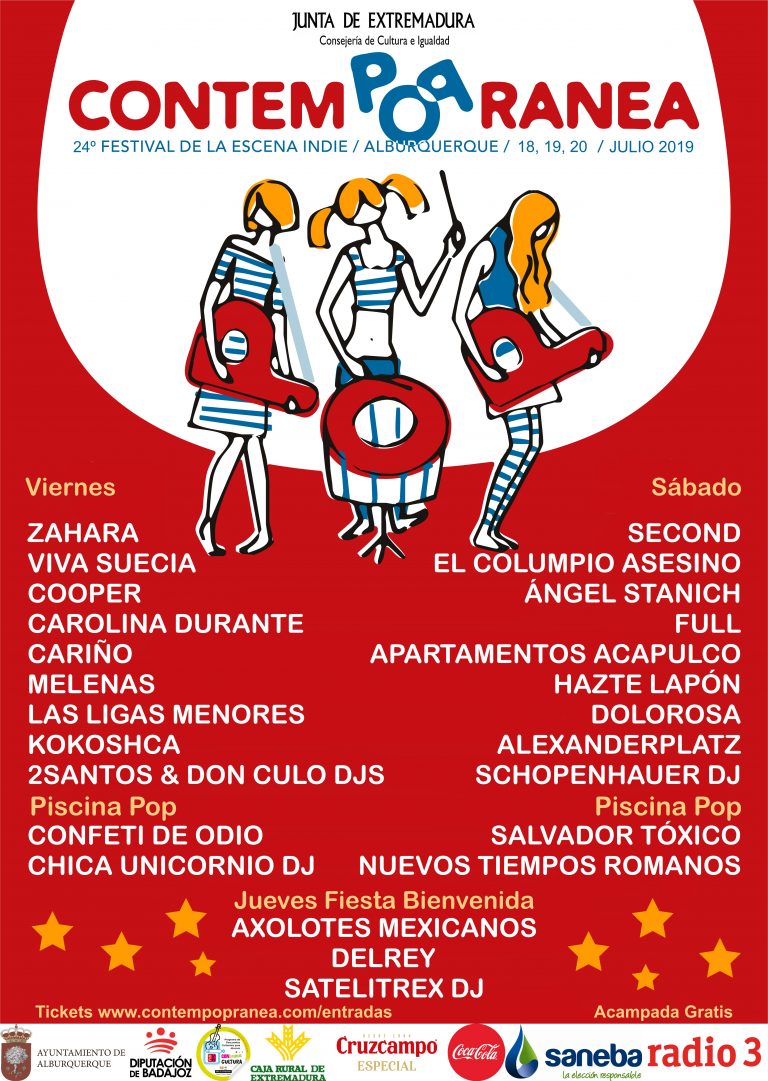 El backline de Audiomedia presente en el Festival Contempopranea 2019