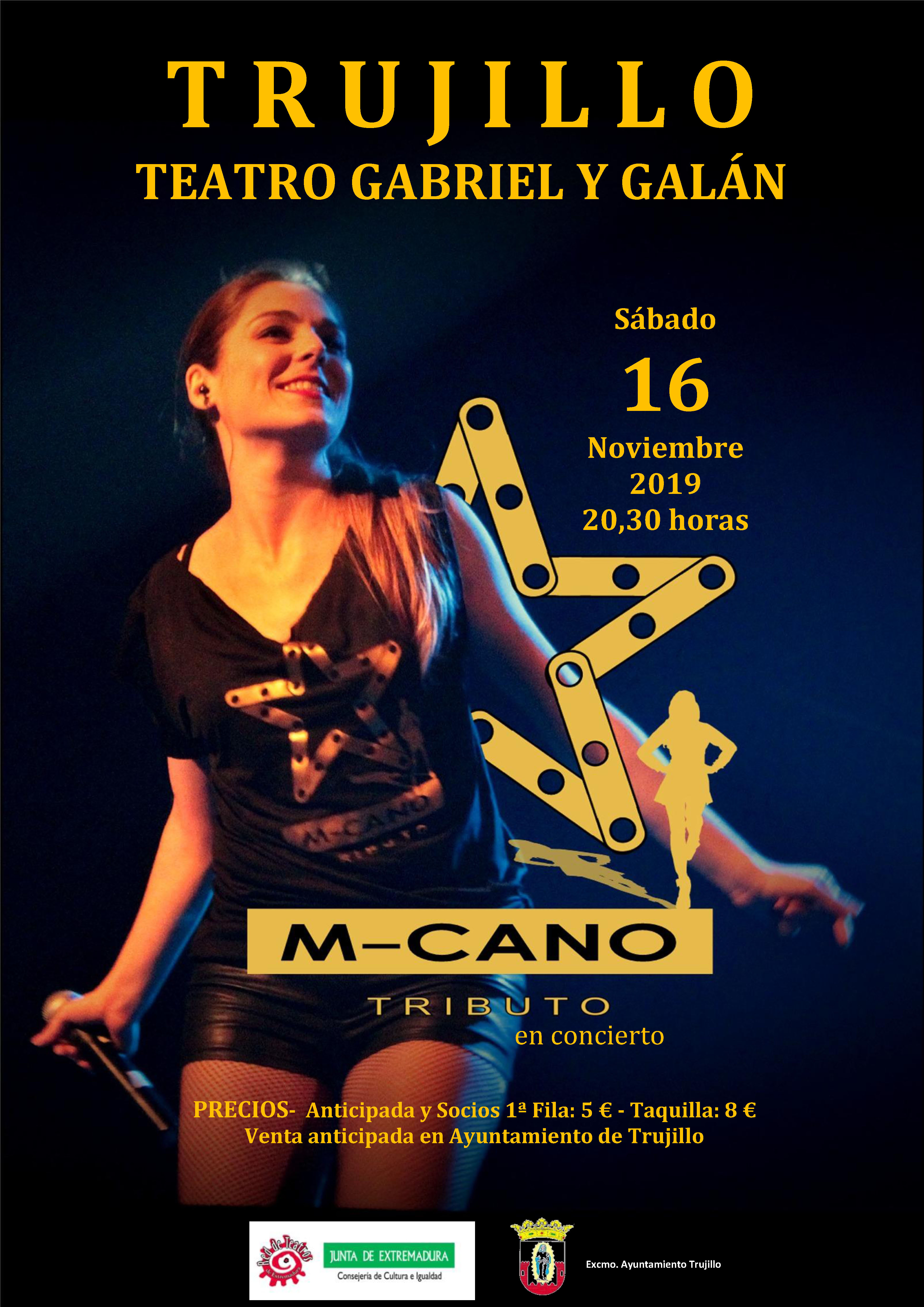 Cartel Concierto M-Cano Trujillo