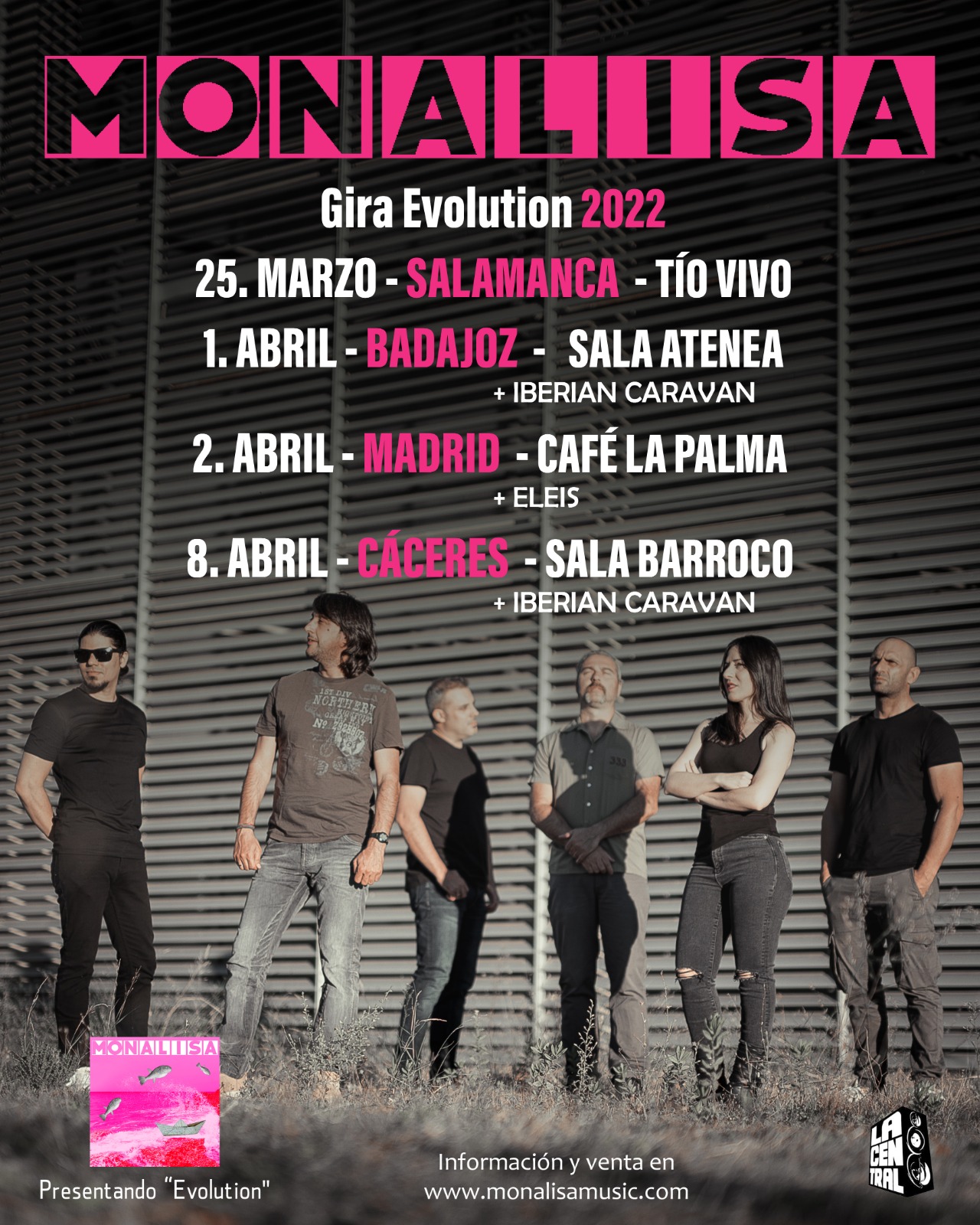 GIRA DE MONALISA CON SU NUEVO ÁLBUM EVOLUTION