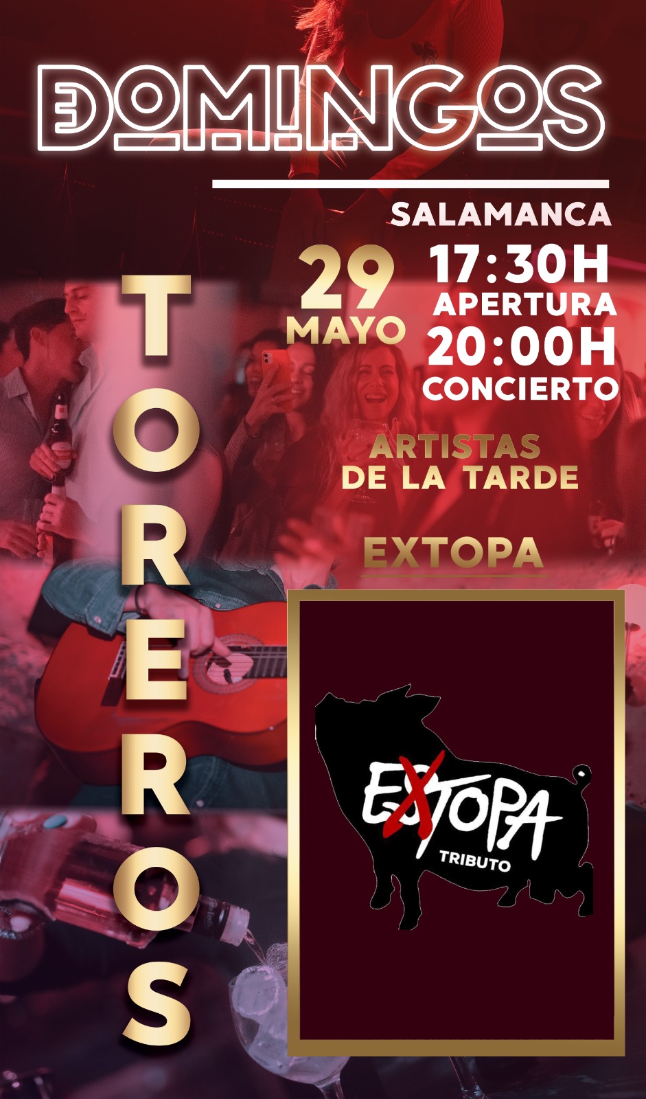 Extopa Tributo a Estopa fin de semana en Urnieta (Guipúzcoa) y Salamanca