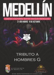 Hombres Je tributo a Hombres G en Medellín