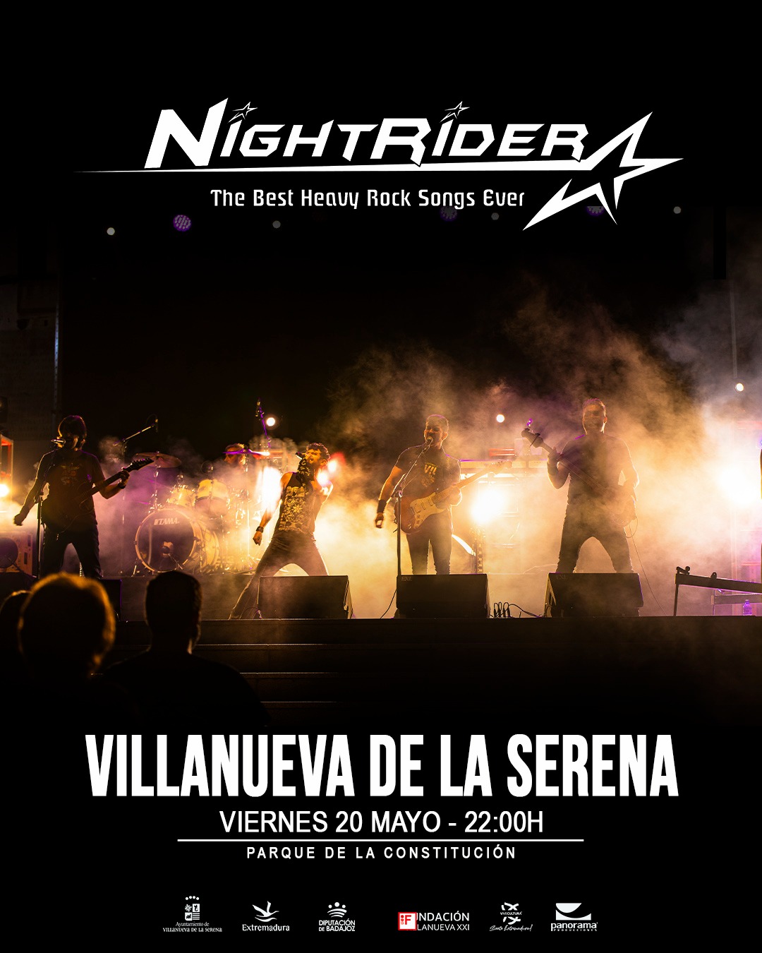 NIGHTRIDER LLEGA A VILLANUEVA DE LA SERENA (BADAJOZ)