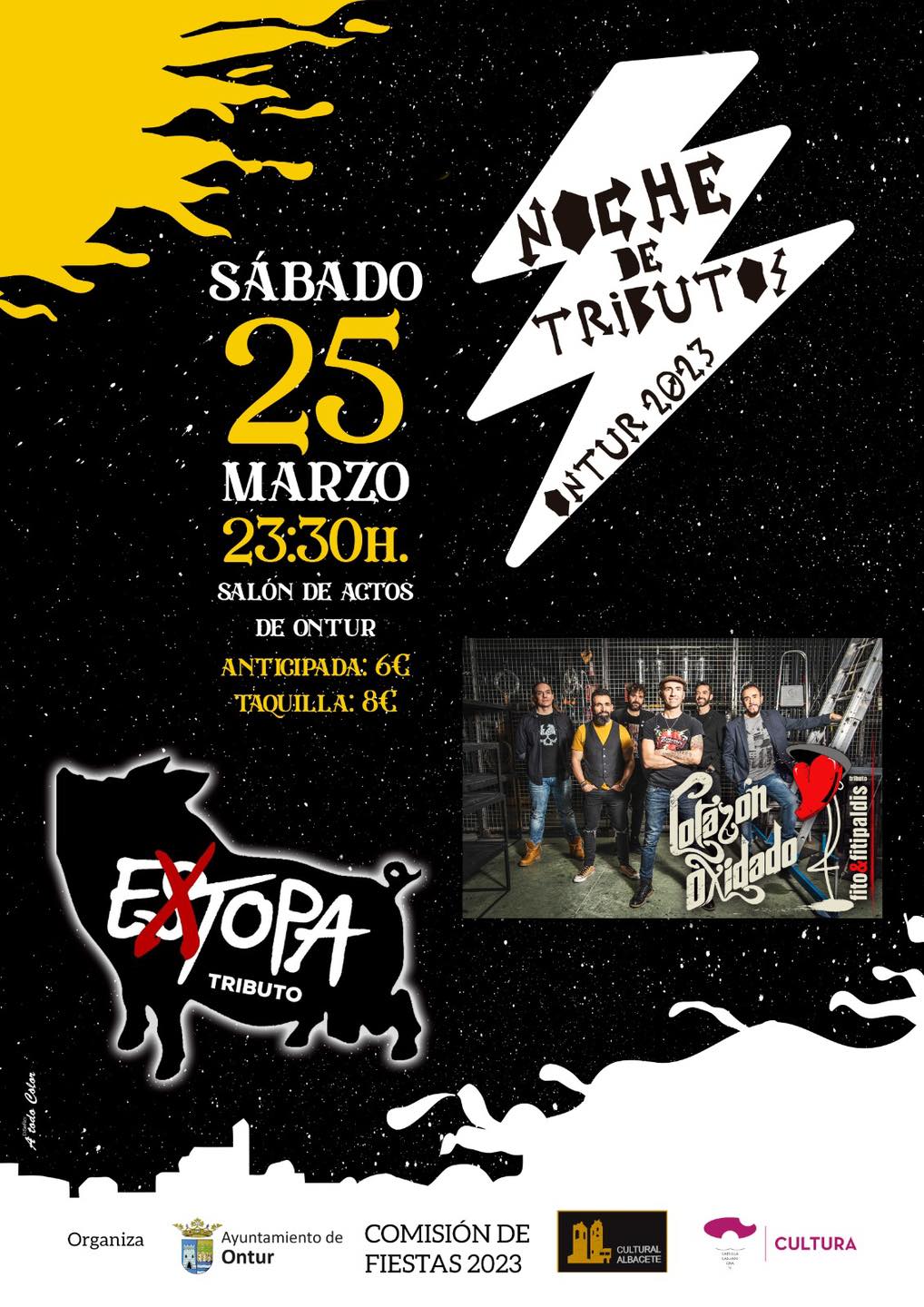 NOCHE DE TRIBUTOS EN ONTUR (ALBACETE)