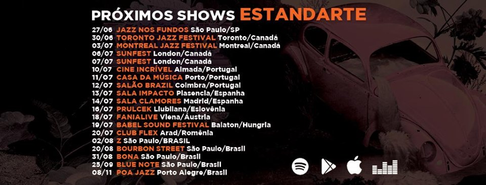 Alquiler de furgoneta y Runner con la banda Brasileña Silibrina en su gira internacional