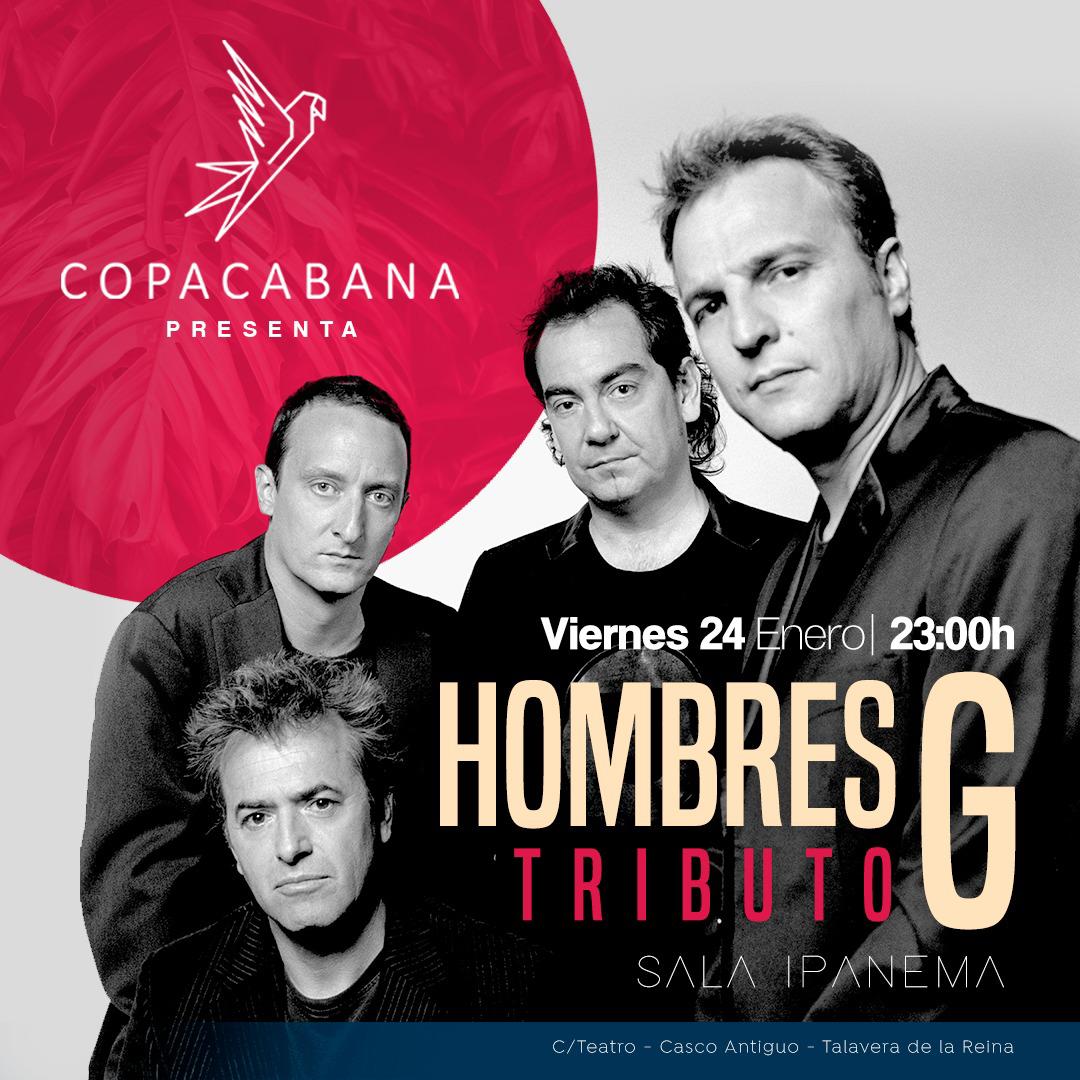 Hombres Je tributo a Hombres G primer concierto del 2020