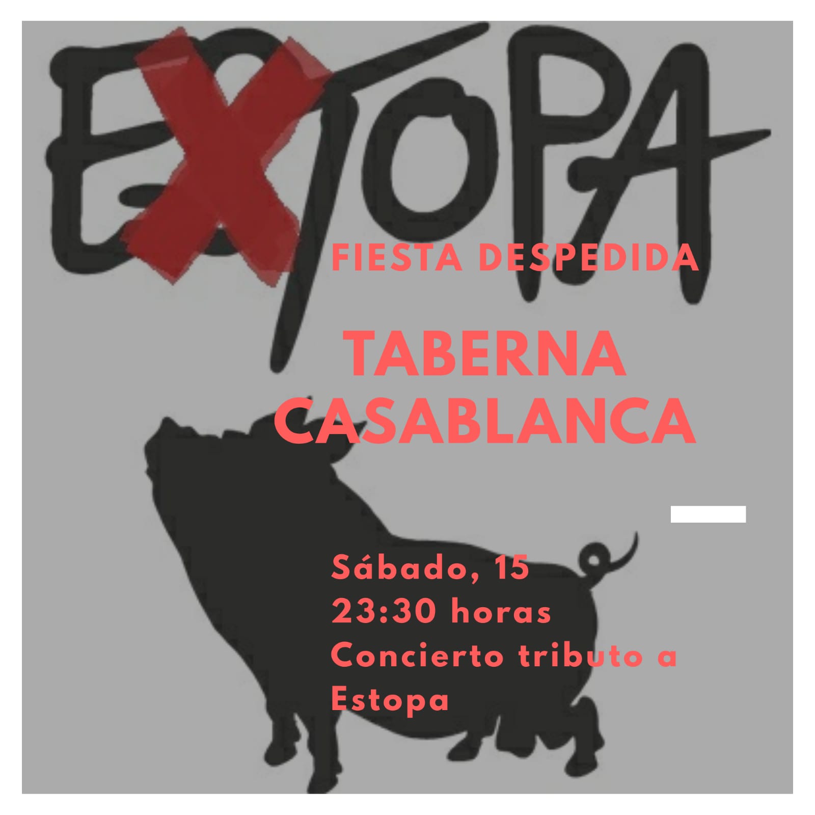 Extopa tributo a Estopa en Trujillo y Oliva de la Frontera el mismo día