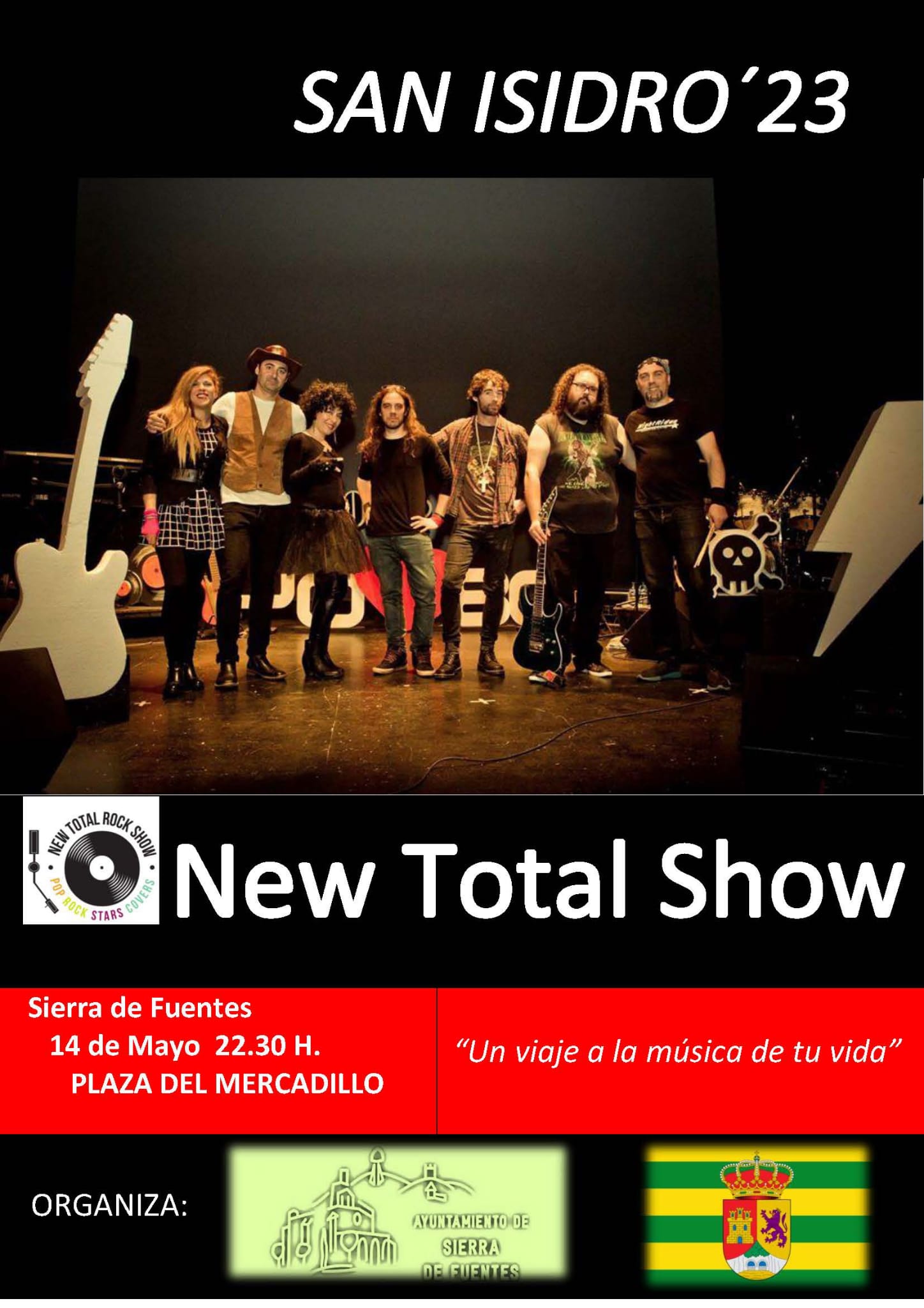 NEW TOTAL ROCK SHOW SE VA A SIERRA DE FUENTES (CÁCERES) PARA CELEBRAR SAN ISIDRO