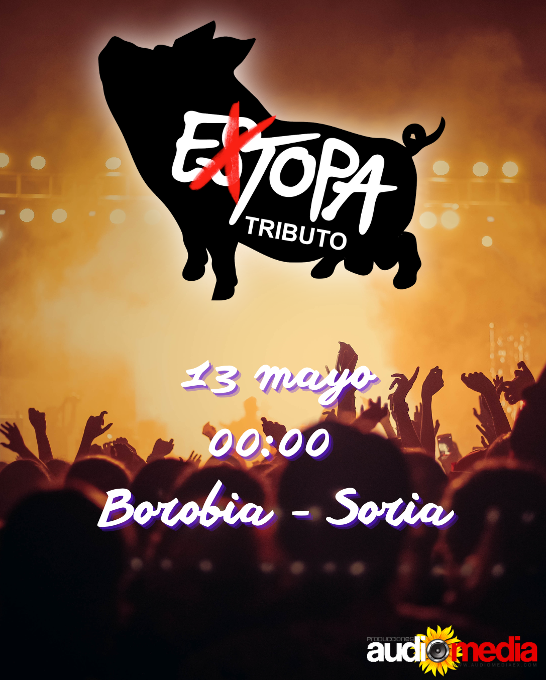 EXTOPA TRIBUTO A ESTOPA CONTINUA SU GIRA POR BOROBIA (SORIA)