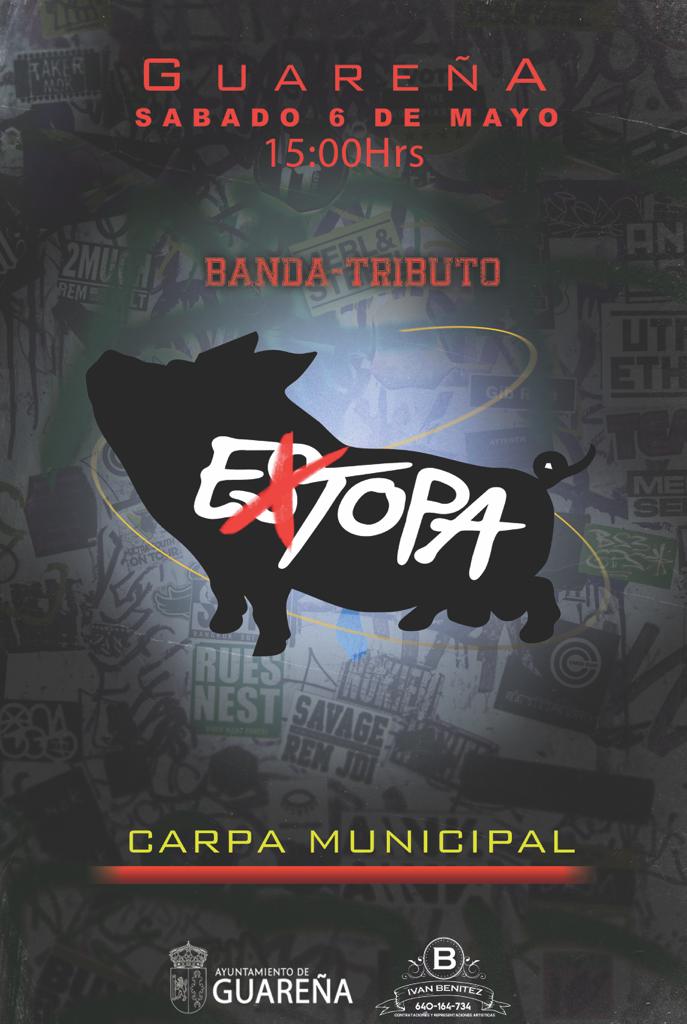 EXTOPA TRIBUTO A ESTOPA. PRÓXIMA PARADA: GUAREÑA (BADAJOZ)