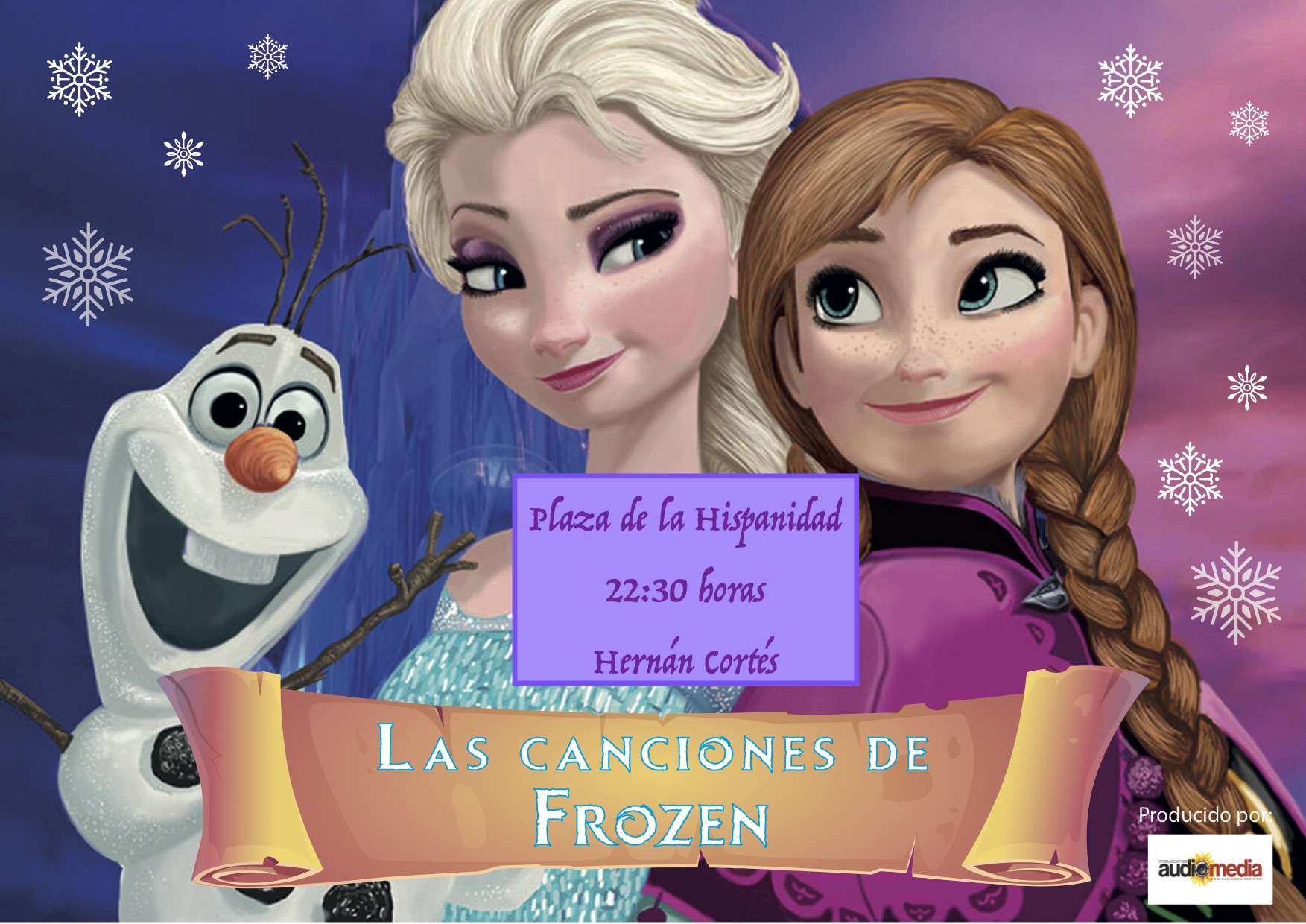 Las canciones de Frozen viajan hasta Hernán Cortés