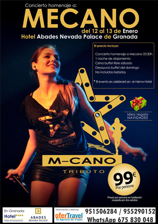M-cano tributo a Mecano en Granada