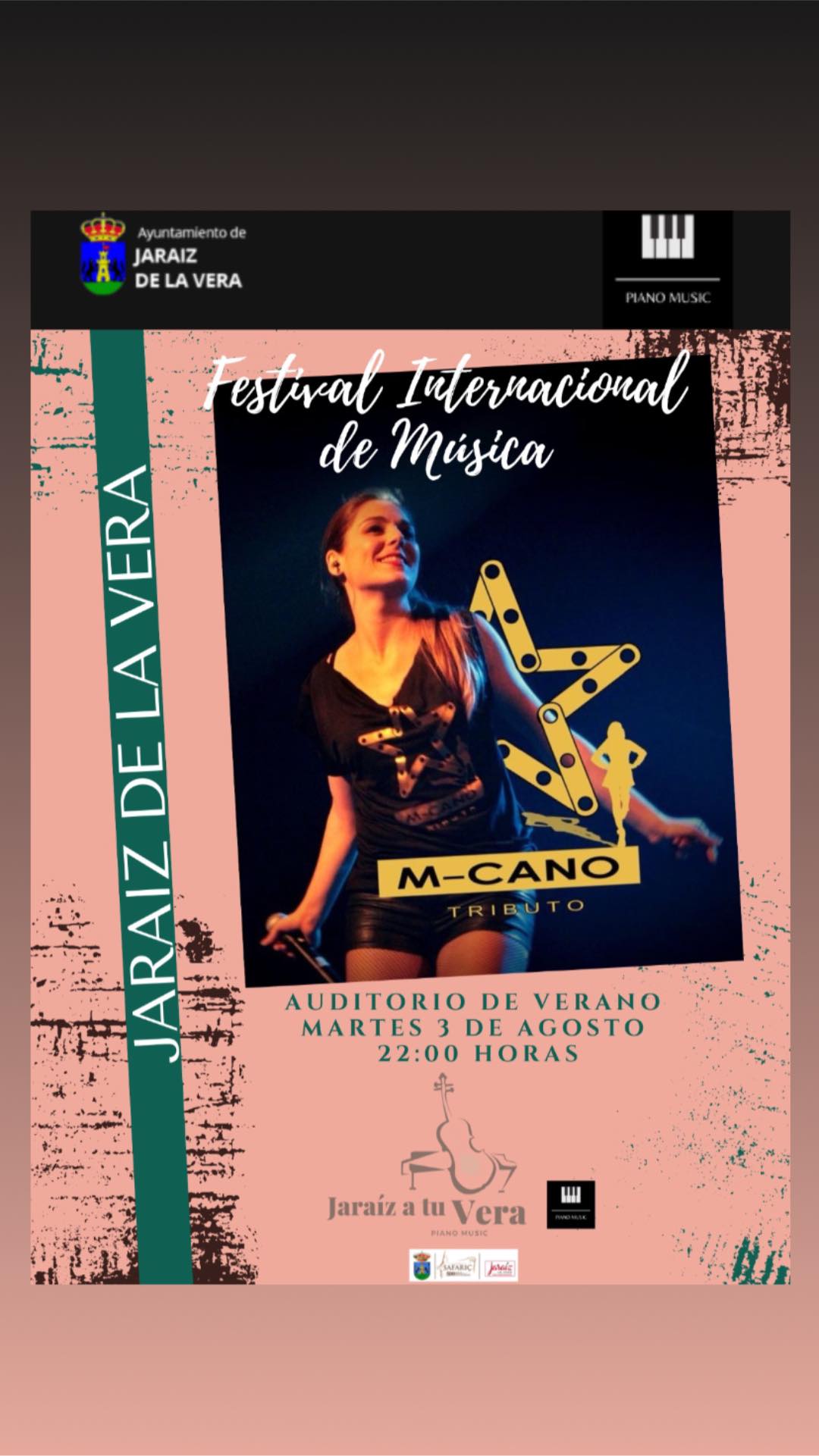 M-cano tributo a Mecano hoy en Jaraiz de la Vera (Cáceres)